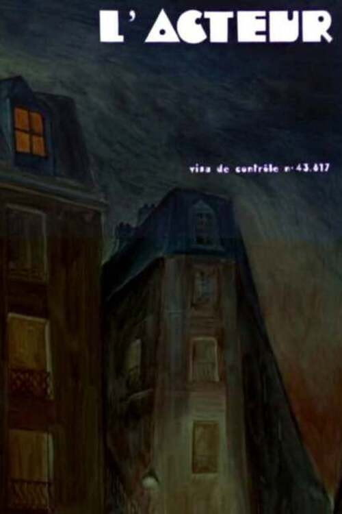 The Actor (1974) poster