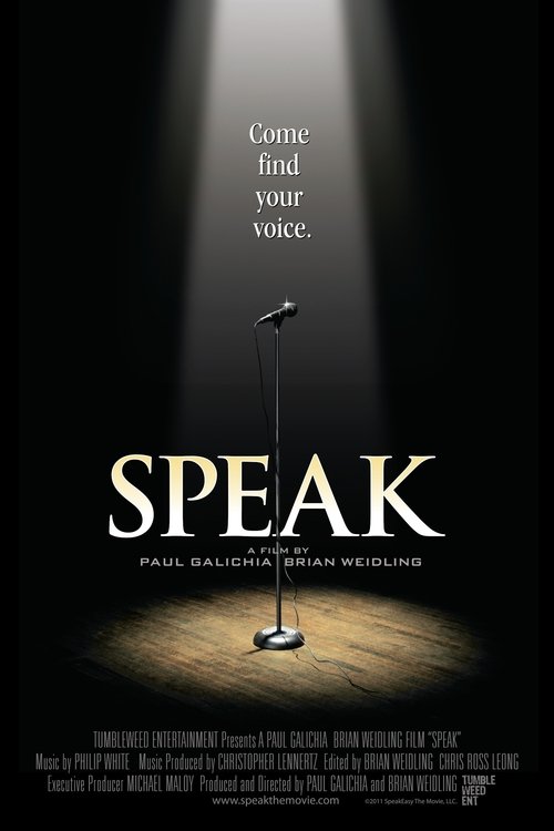 Speak (2012) poster