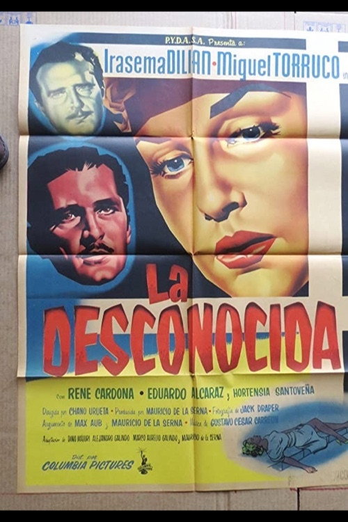 La desconocida (1954) poster