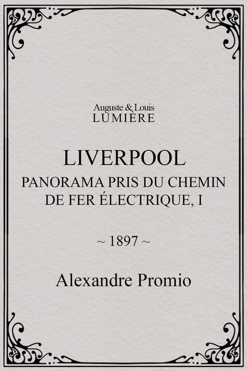 Liverpool, panorama pris du chemin de fer électrique, I