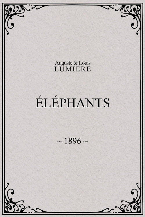 Elephants (1896) poster
