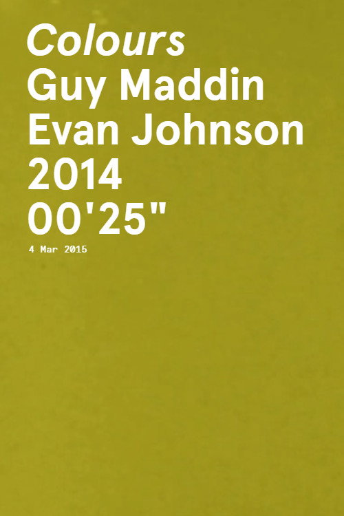 Colours (2014) poster