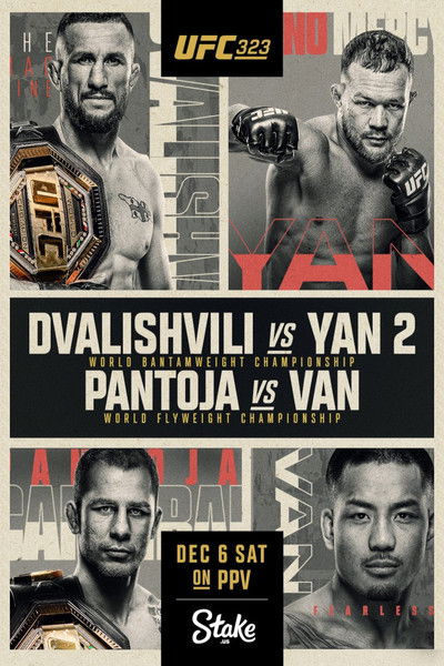 UFC 323: Dvalishvili vs. Yan 2