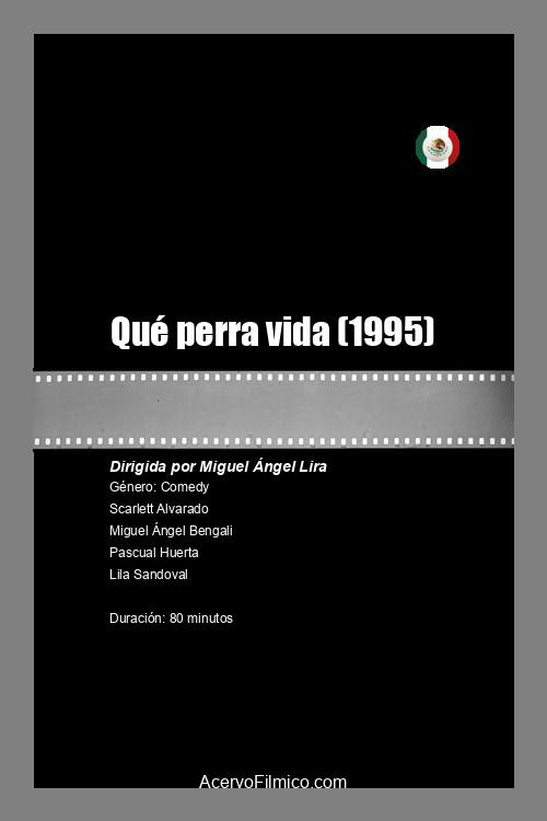 Qué perra vida (1995) poster