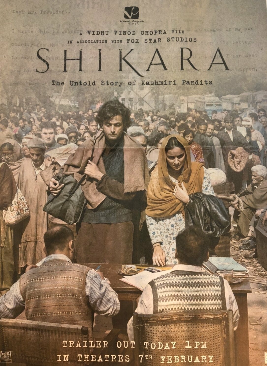 Poster for the movie "Shikara"
