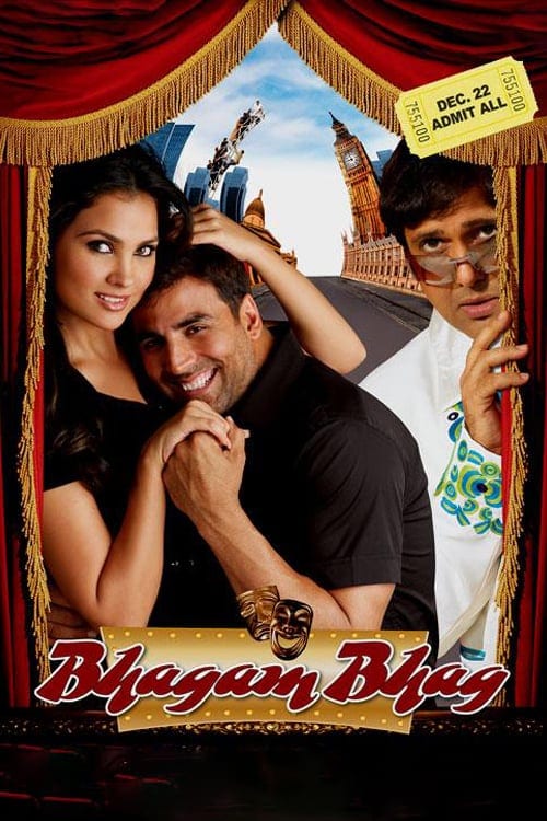 Poster for the movie "Bhagam Bhag"