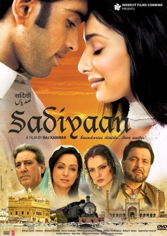 Poster for the movie "Sadiyaan: Boundaries Divide... Love Unites"