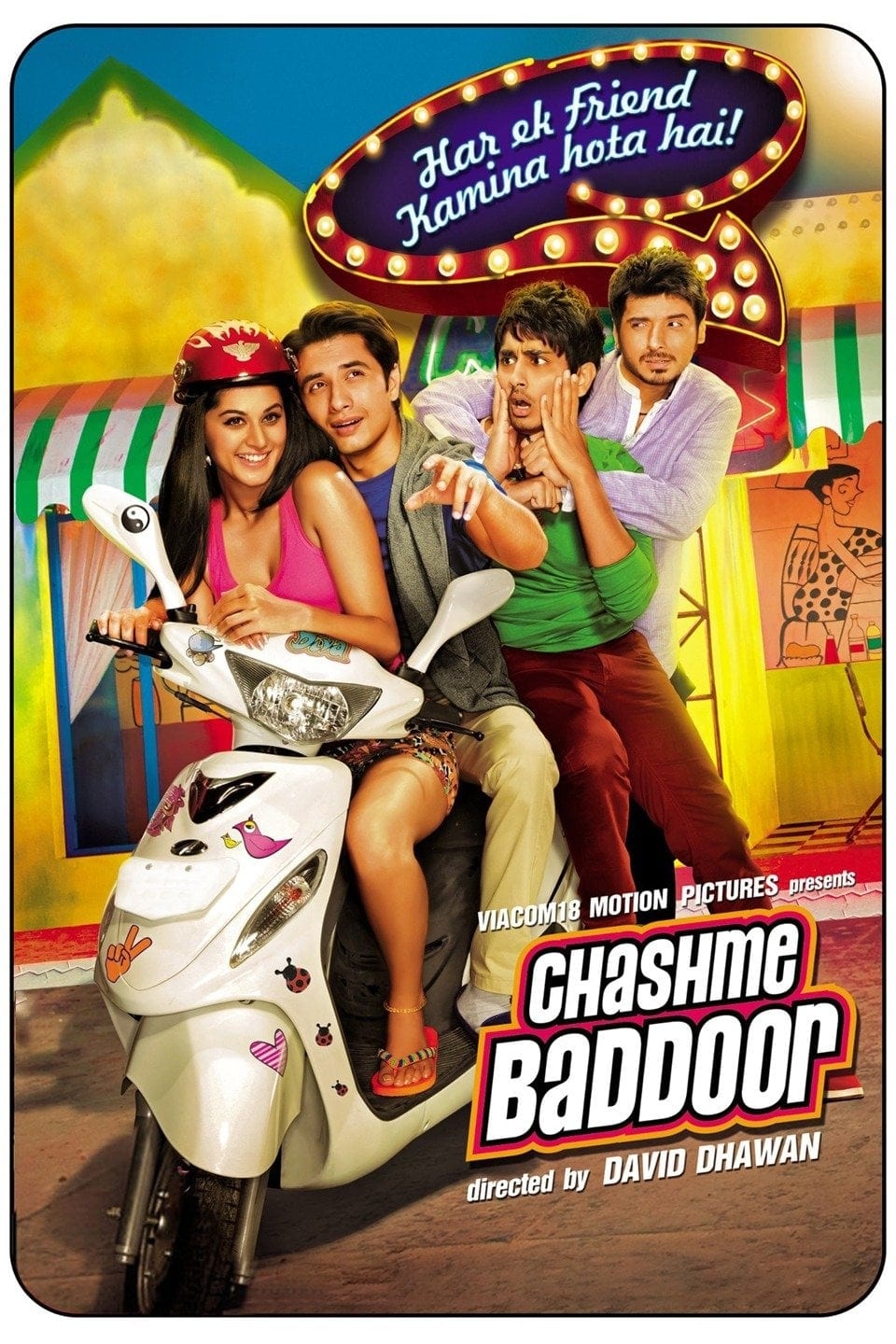 Poster for the movie "Chashme Baddoor"