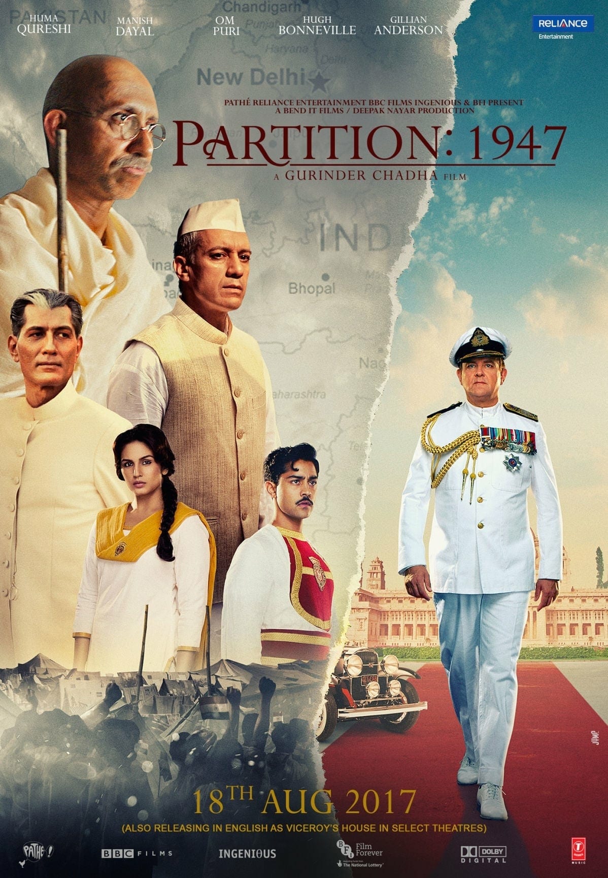 Poster for the movie "Viceroy's House"