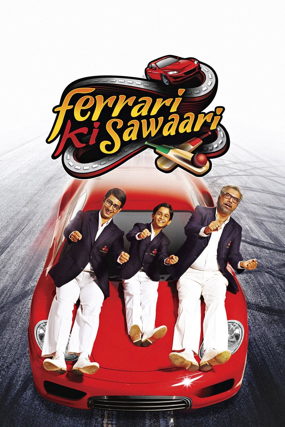 Poster for the movie "Ferrari Ki Sawaari"