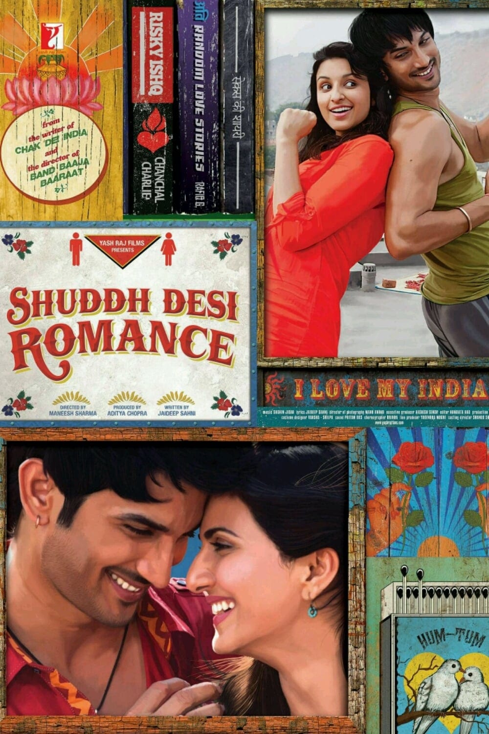 Poster for the movie "Shuddh Desi Romance"