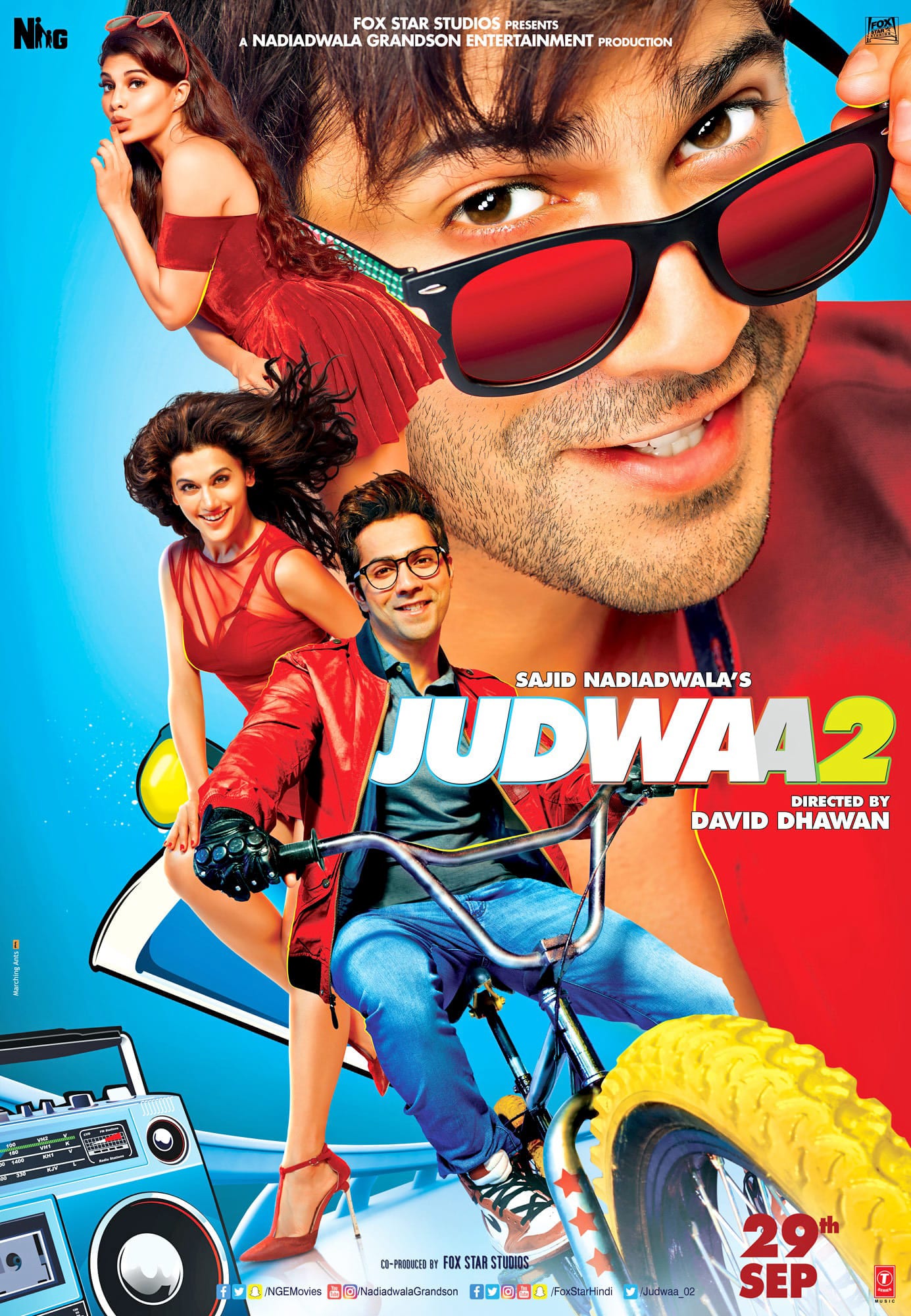 Poster for the movie "Judwaa 2"