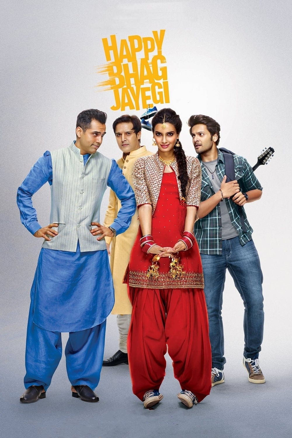 Poster for the movie "Happy Bhag Jayegi"