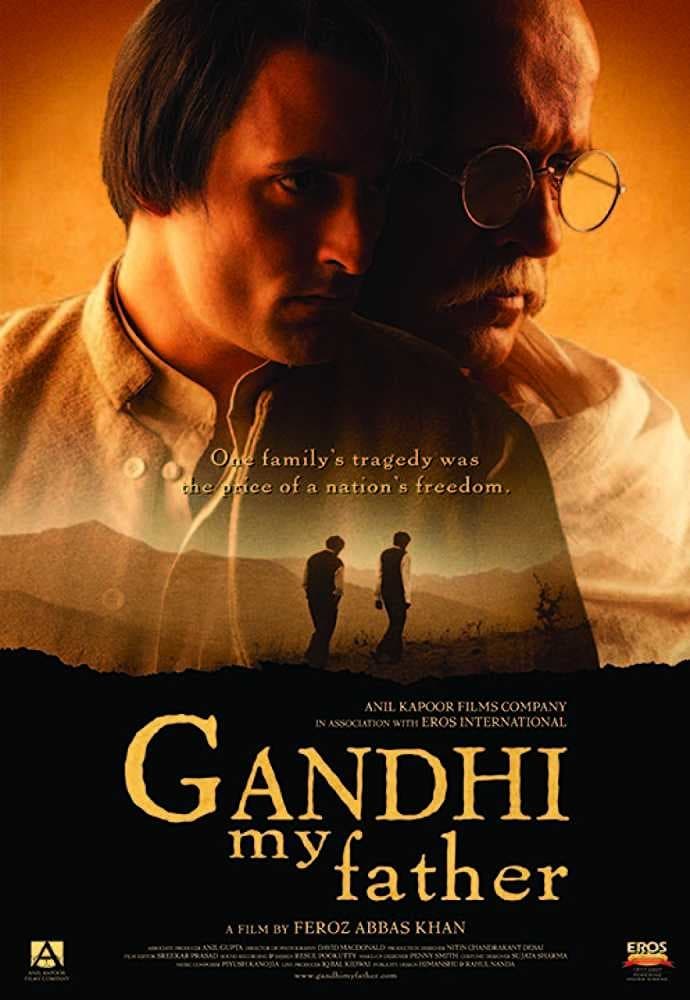 Poster for the movie "Gandhi, My Father"