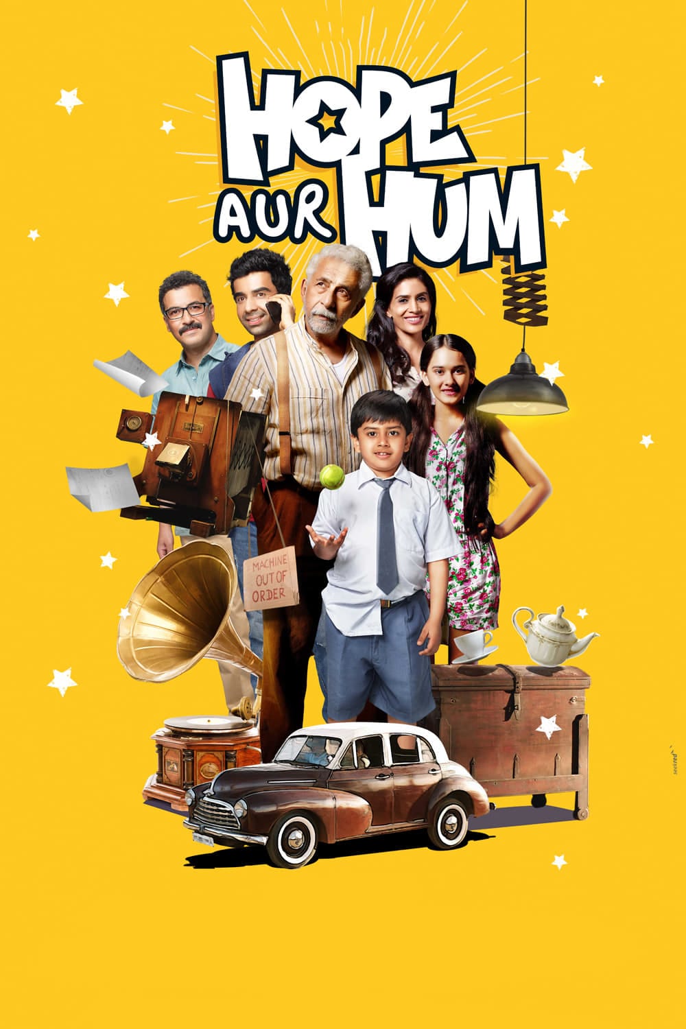 Poster for the movie "Hope Aur Hum"