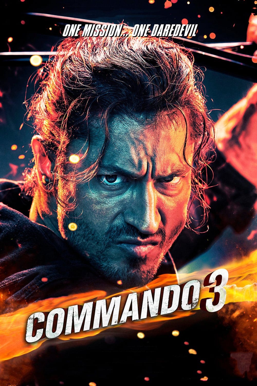 Poster for the movie "Commando 3"
