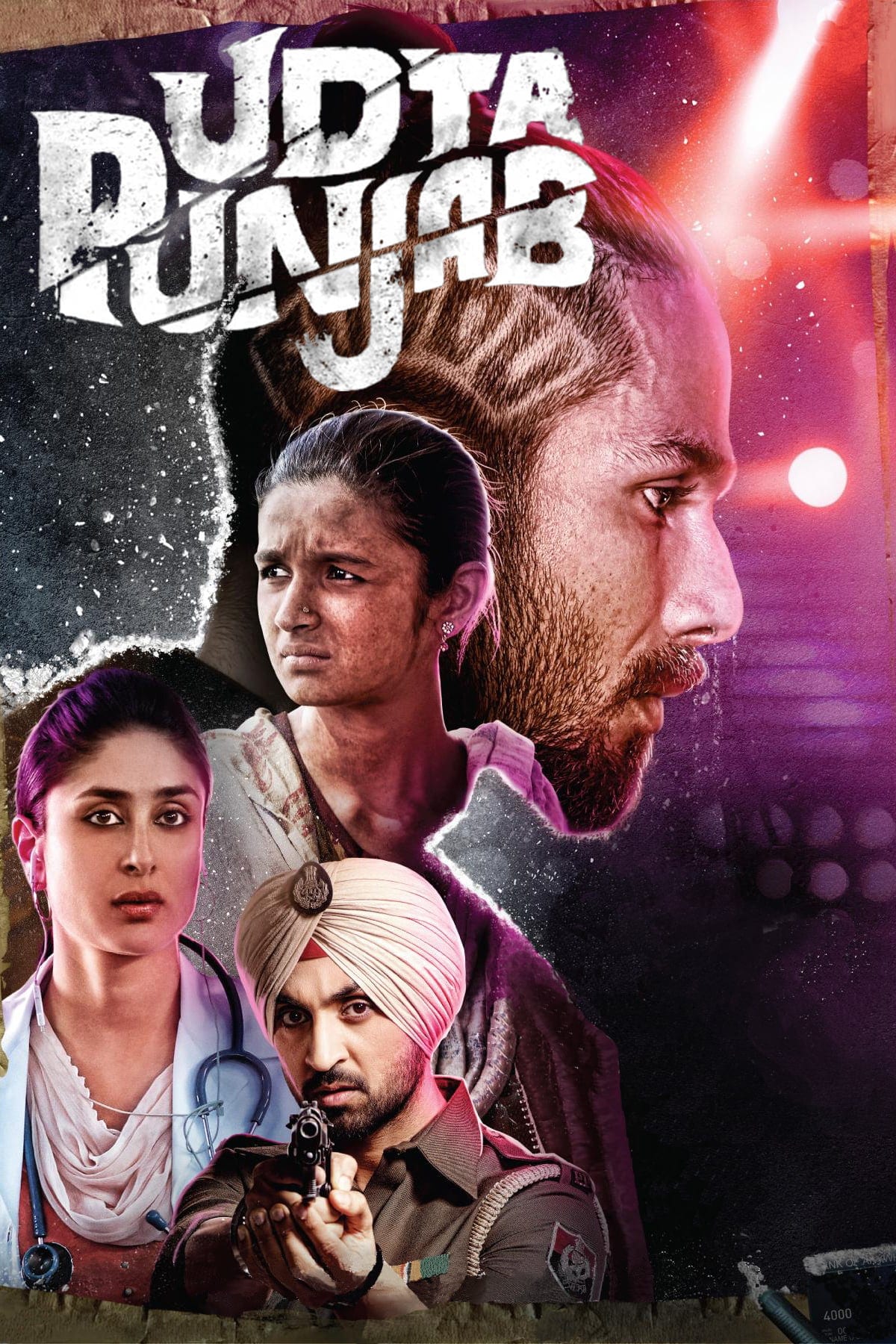 Poster for the movie "Udta Punjab"
