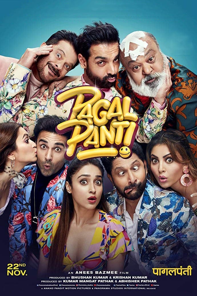 Poster for the movie "Pagalpanti"