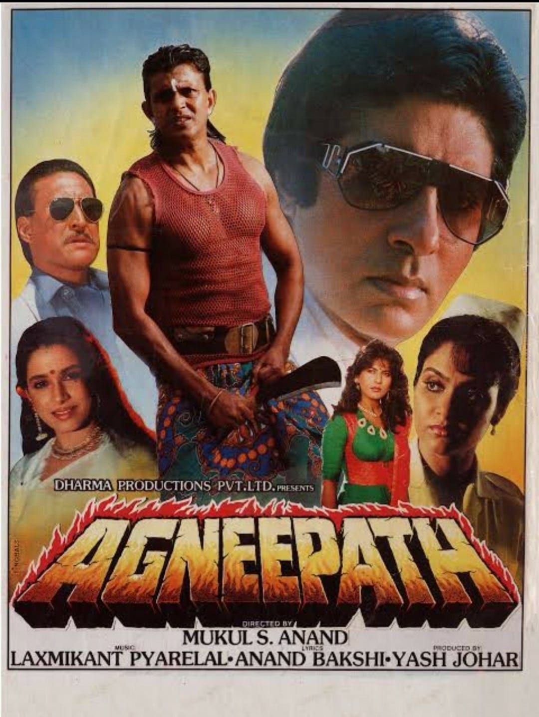 Poster for the movie "Agneepath"