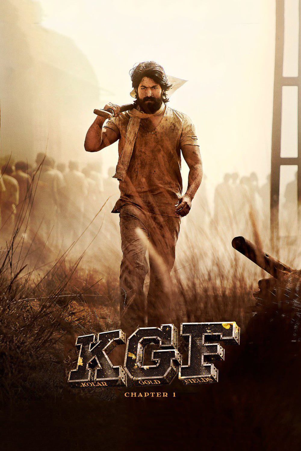 Poster for the movie "K.G.F: Chapter 1"