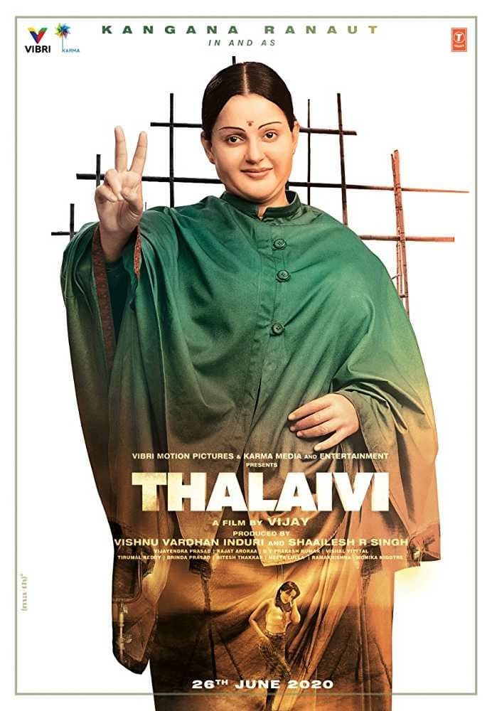 Poster for the movie "Thalaivi"