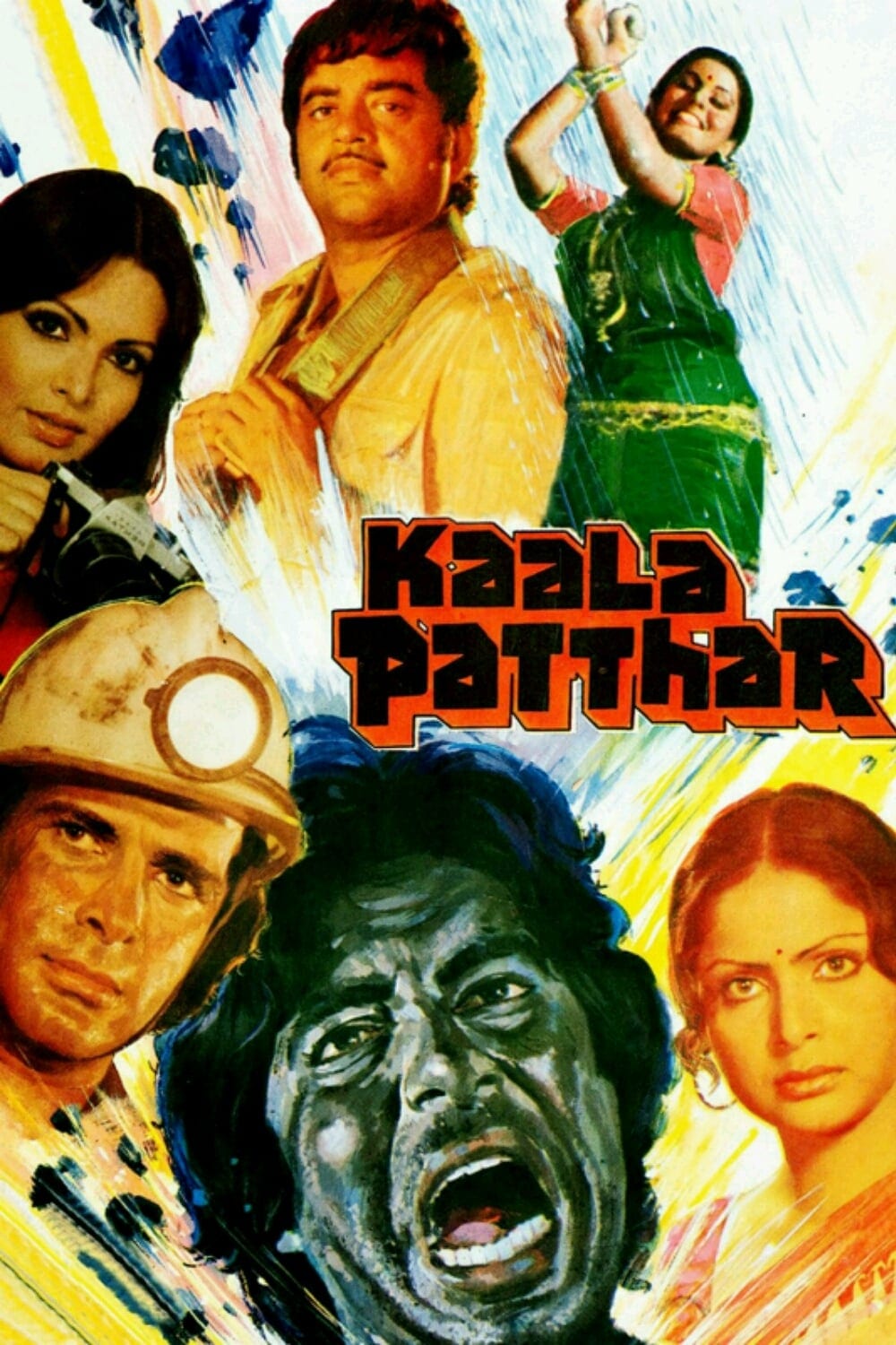 Poster for the movie "Kaala Patthar"