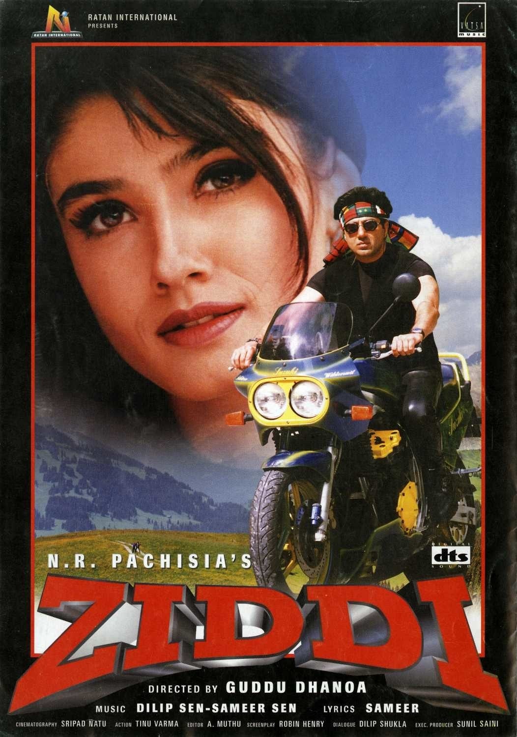 Poster for the movie "Ziddi"