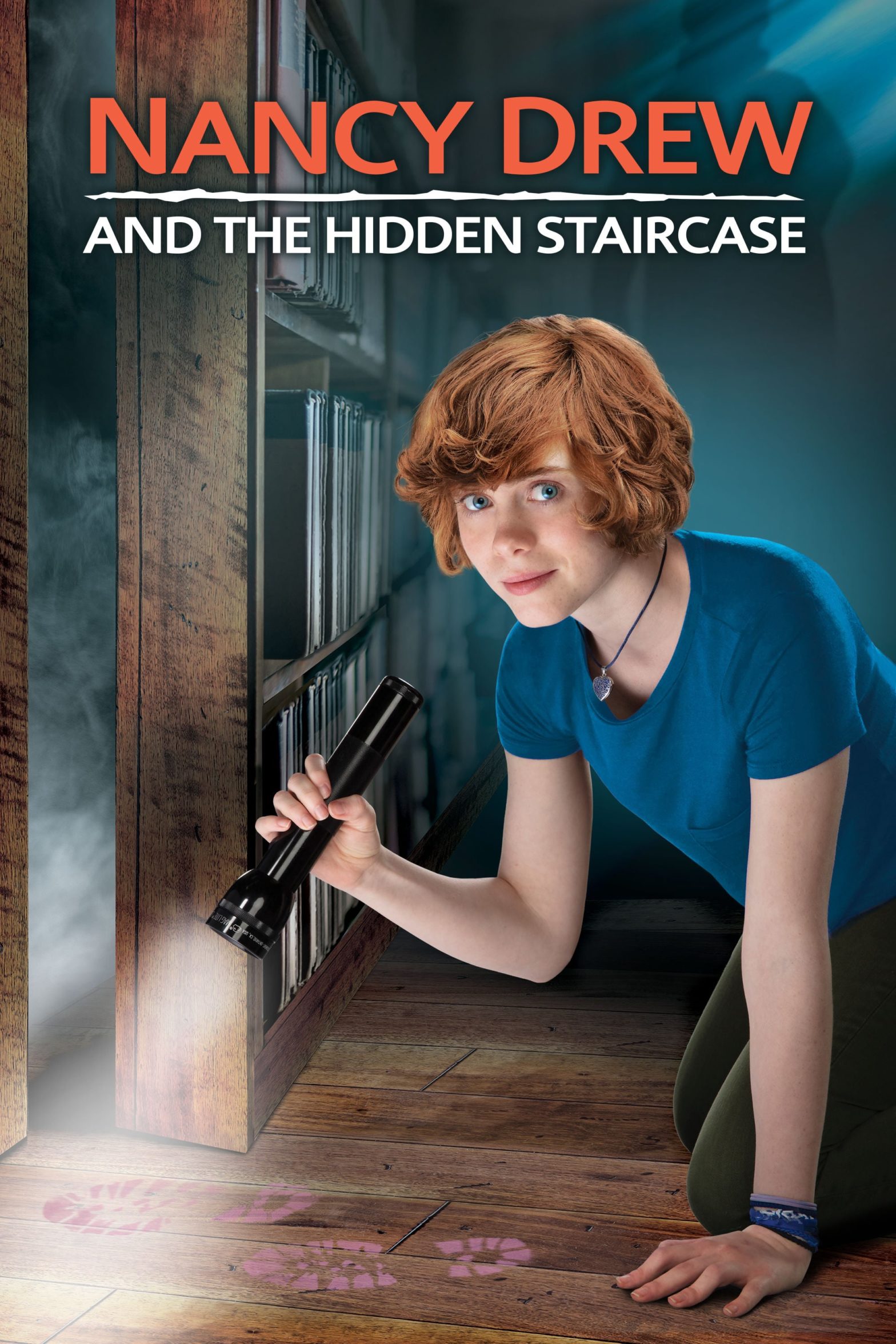 Poster for the movie "Nancy Drew and the Hidden Staircase"