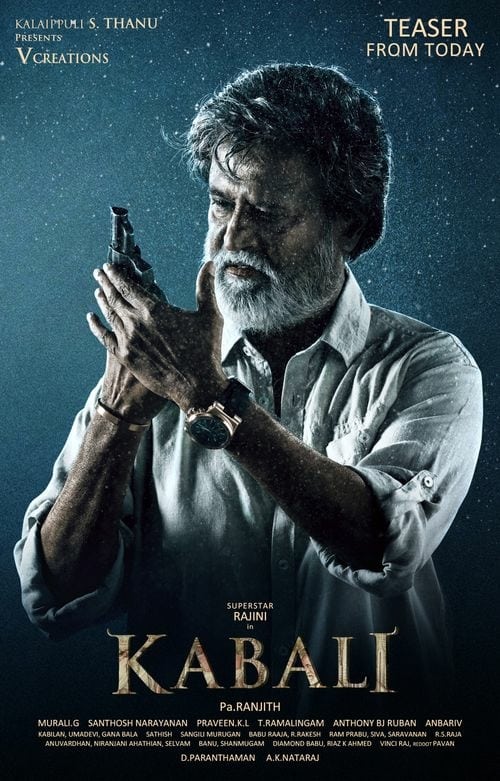 Poster for the movie "Kabali"