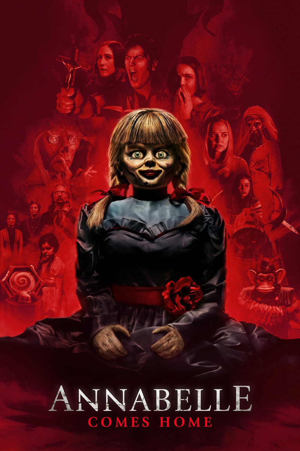 Poster for the movie "Annabelle Comes Home"