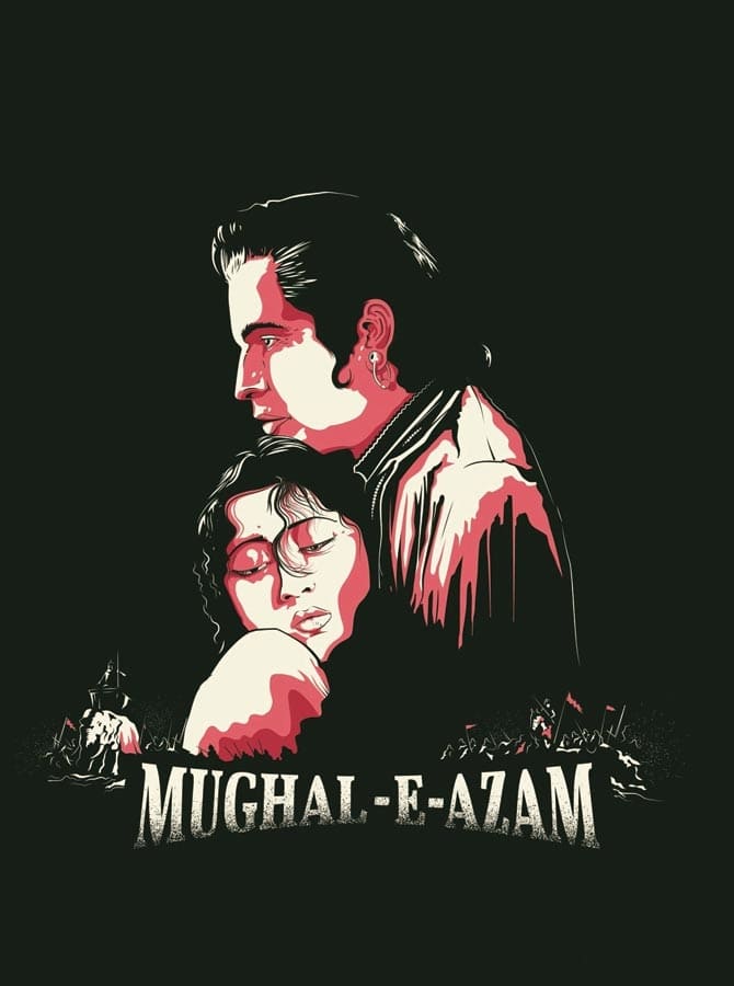 Poster for the movie "Mughal-e-Azam"