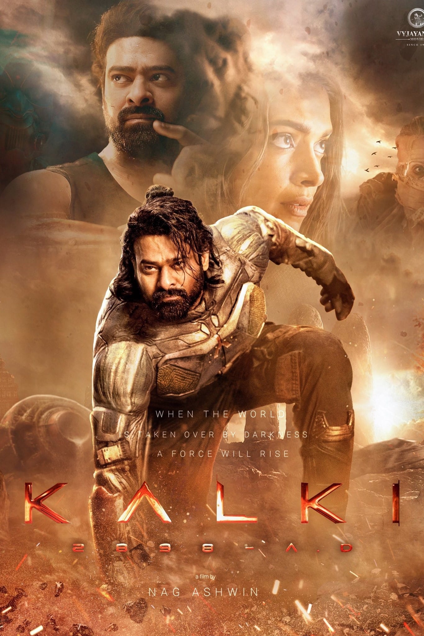 Poster for the movie "KALKI 2898 A.D"