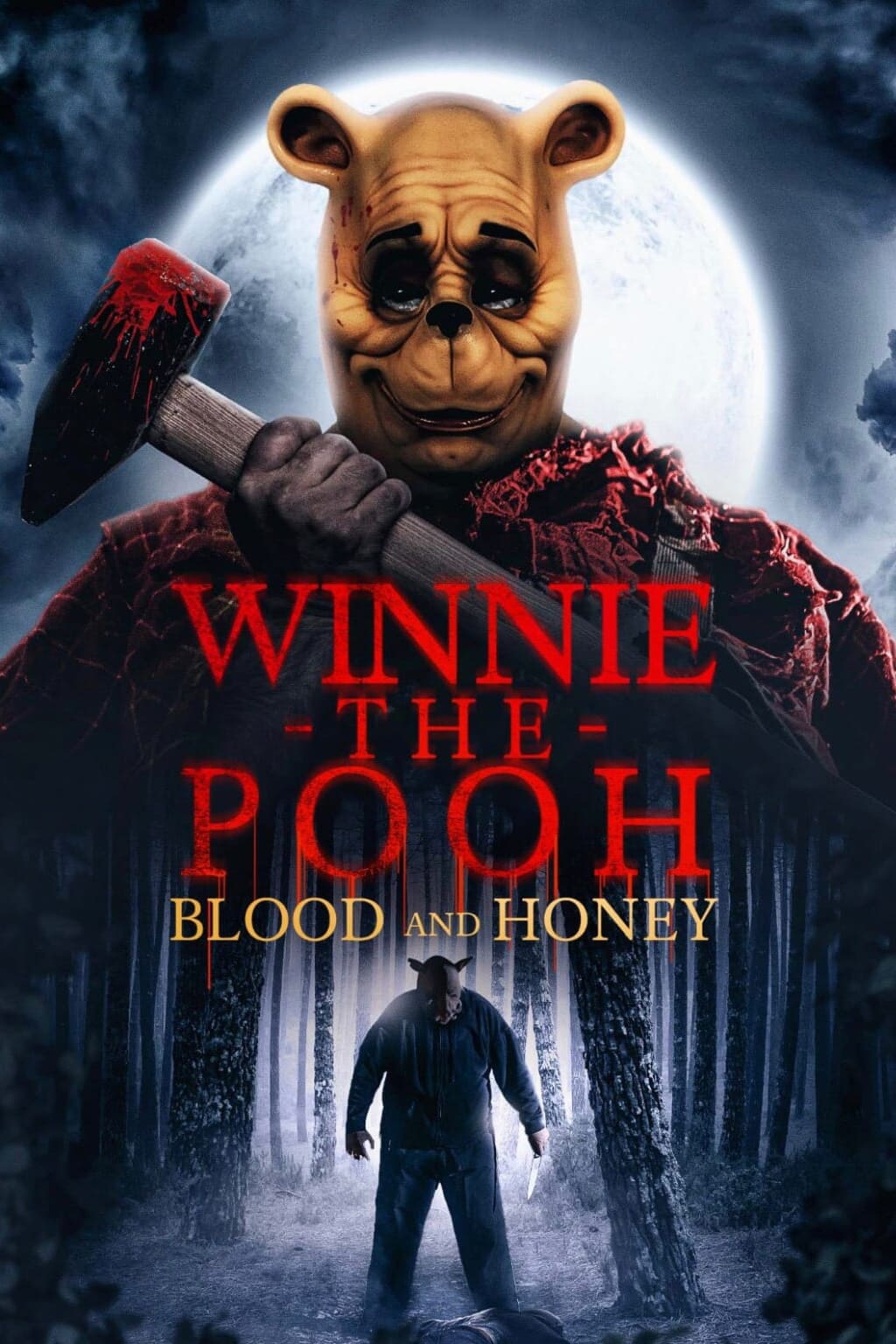 Poster for the movie "Winnie the Pooh: Blood and Honey"
